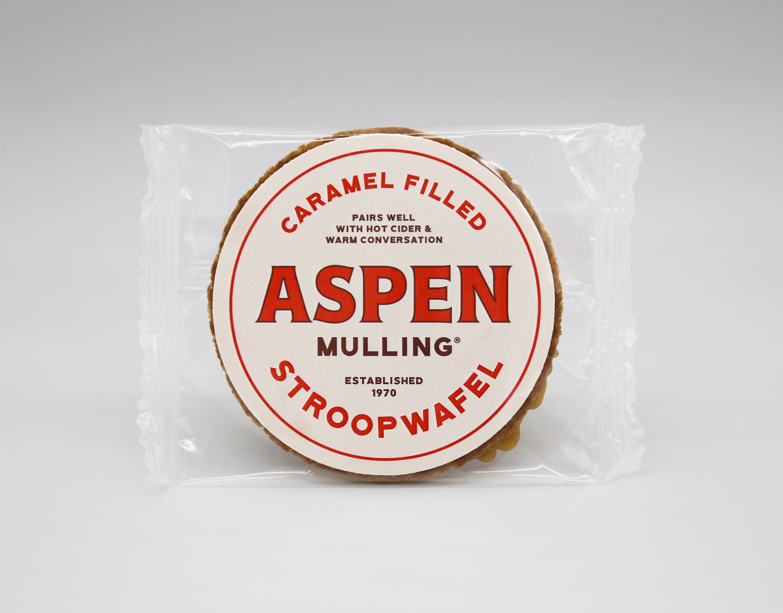 Aspen Mulling Caramel Filled Stroopwafels - 8ct Box
