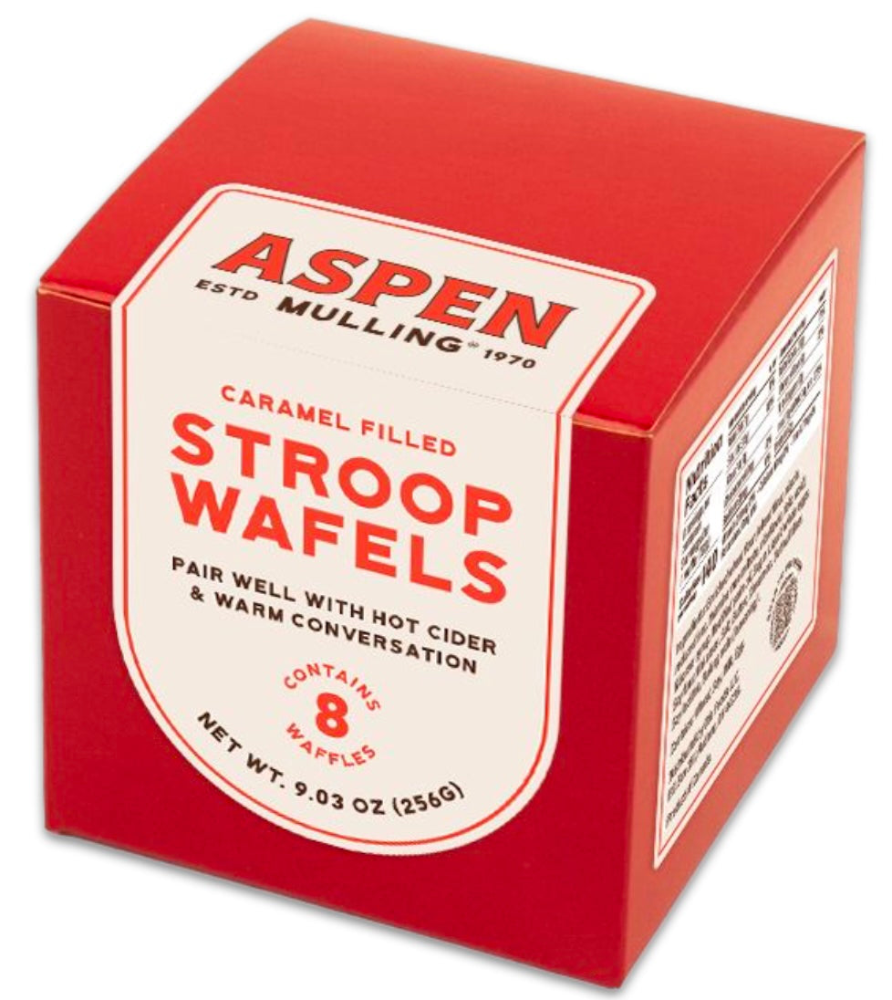 Aspen Mulling Caramel Filled Stroopwafels - 8ct Box